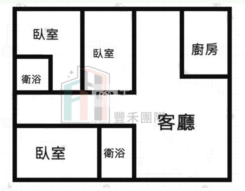 【豐禾】 東安國小採光三房房屋室內格局與周邊環境