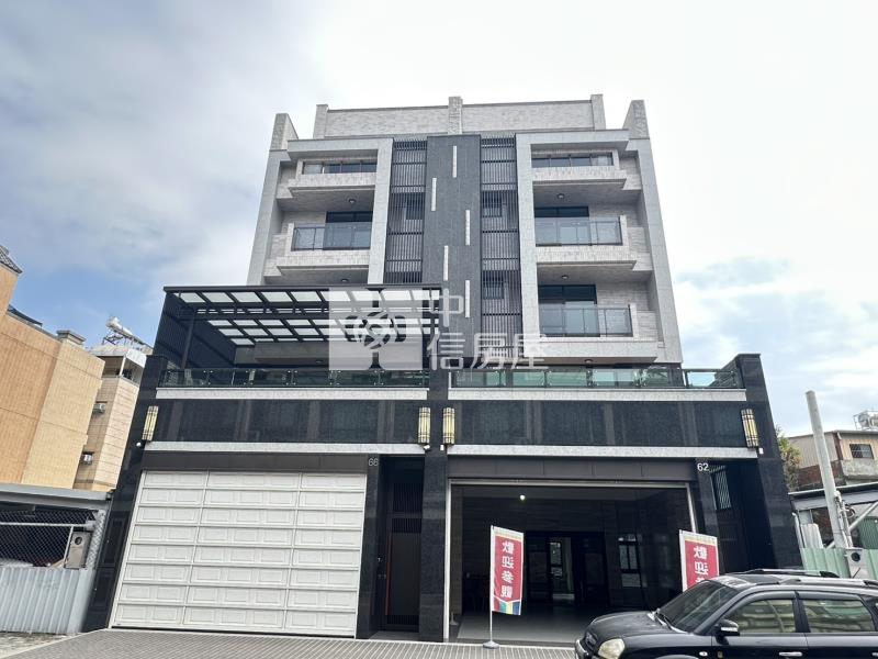 大里立新學區臨路大面寬全新電梯別墅房屋室內格局與周邊環境