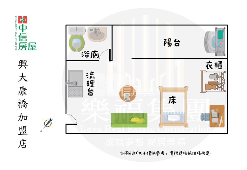 一中商圈水電更新全新設計低總價電梯大套房D房屋室內格局與周邊環境