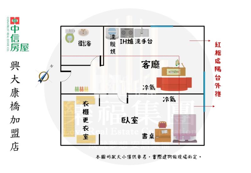 一中商圈水電更新全新設計低總價電梯正一房一廳H房屋室內格局與周邊環境