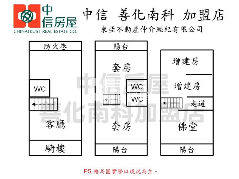 瀛海中學大騎樓店面透天房屋室內格局與周邊環境