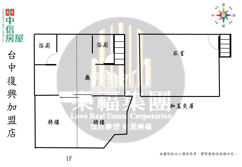 稀有柳川東路大面寬雙店面房屋室內格局與周邊環境