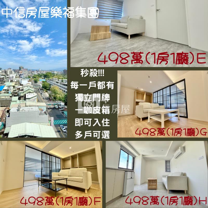 一中商圈水電更新全新設計低總價電梯正2房I房屋室內格局與周邊環境