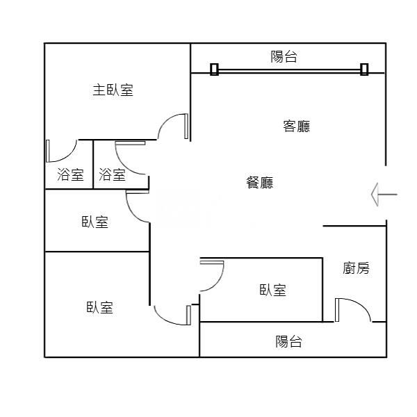 中壢體育園區旁精美四房房屋室內格局與周邊環境