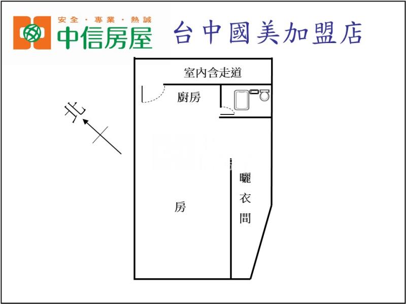 一中商圈低價溫馨套房II房屋室內格局與周邊環境