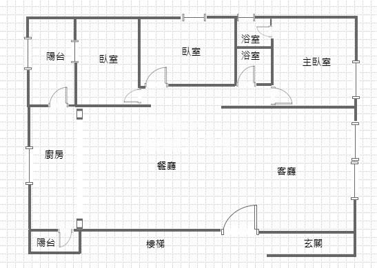 中壢高中單戶公寓房屋室內格局與周邊環境