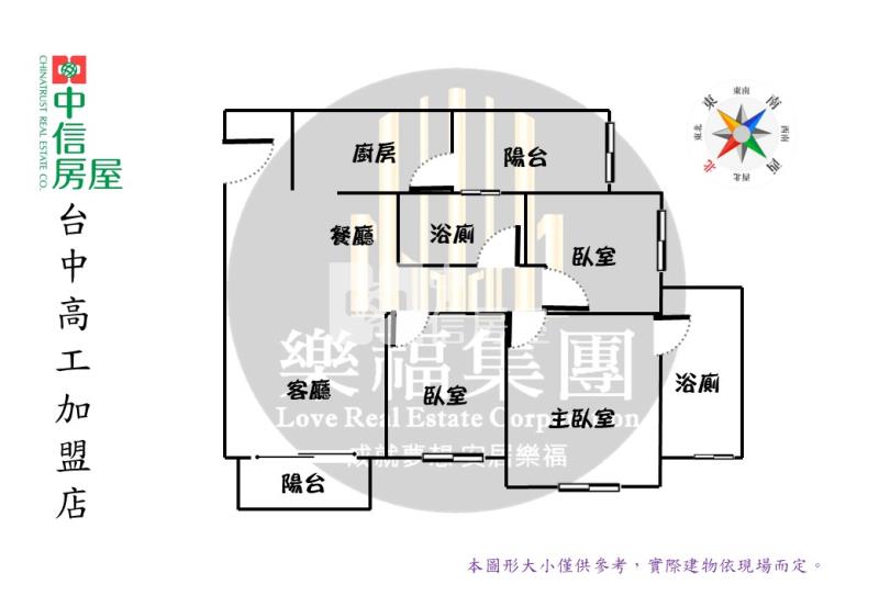 馬卡龍公園3年屋高樓層大三房平車精品宅房屋室內格局與周邊環境