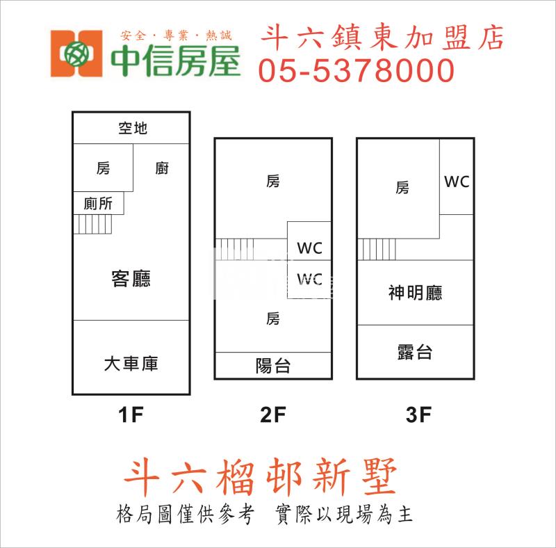斗六榴邨新墅房屋室內格局與周邊環境