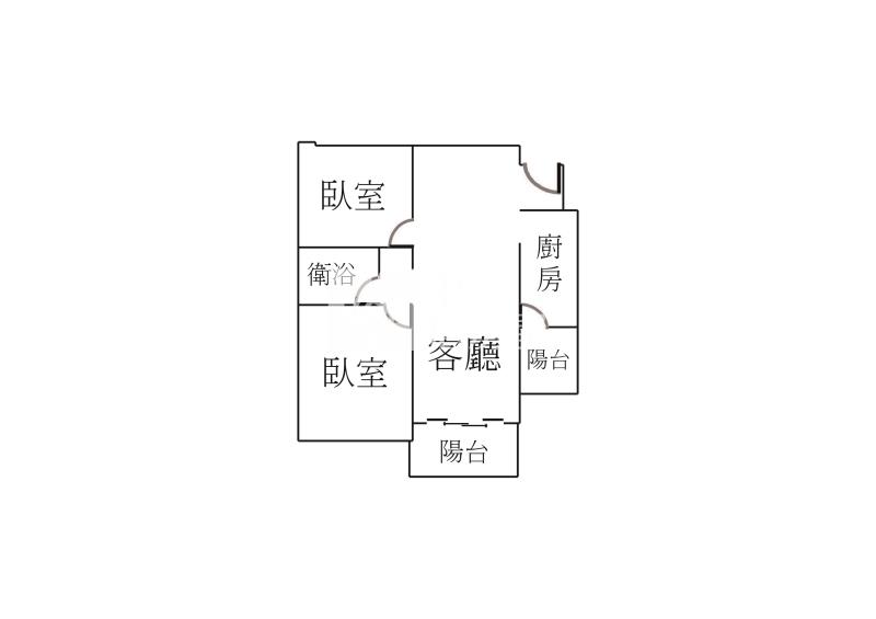 新光特區全新2房視野戶房屋室內格局與周邊環境