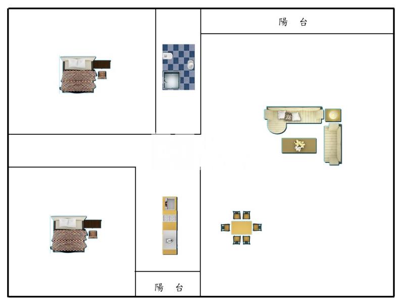 永安路麗思卡登2房車房屋室內格局與周邊環境