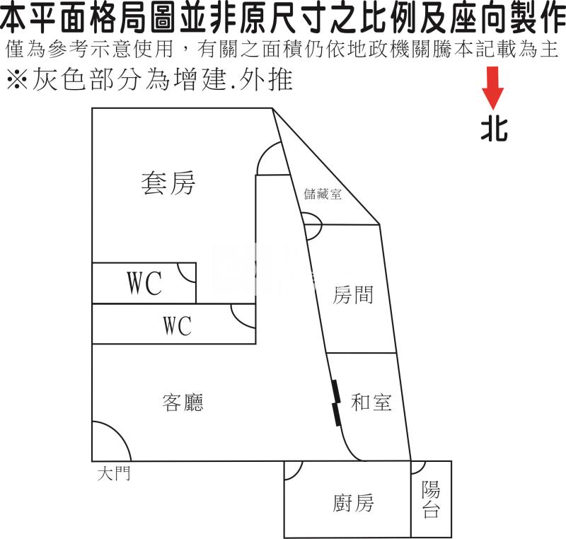 歸仁大圓環平車華廈房屋室內格局與周邊環境