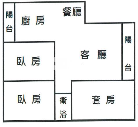 大林市中心健康公寓房屋室內格局與周邊環境