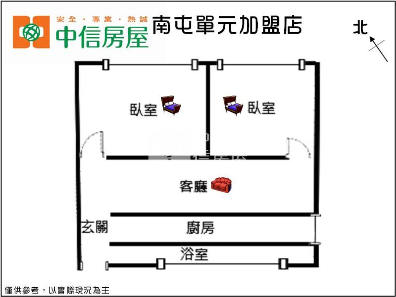 正國圖館低總價全新裝潢2房房屋室內格局與周邊環境