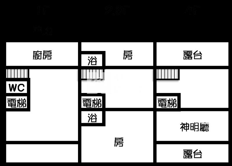 員林家商全新電梯店住房屋室內格局與周邊環境