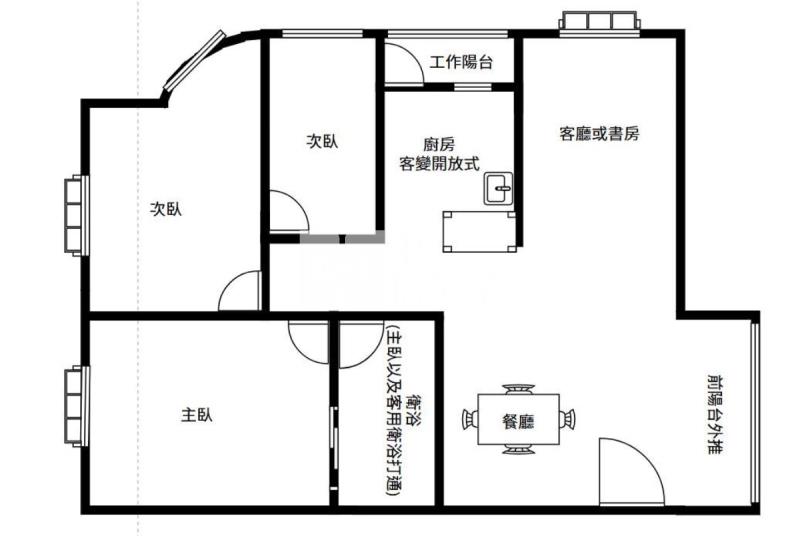 學府春秋三房車位房屋室內格局與周邊環境