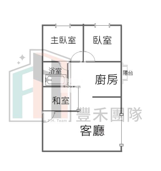 【豐禾】(獨家)湖映左岸景觀2+1房房屋室內格局與周邊環境