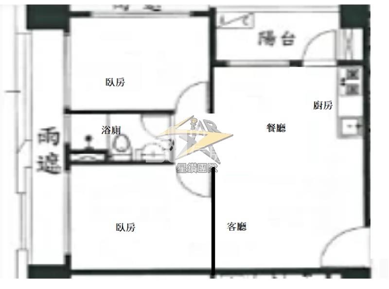 【星鑽】(專委)A17橫山書法公園2房+車位房屋室內格局與周邊環境