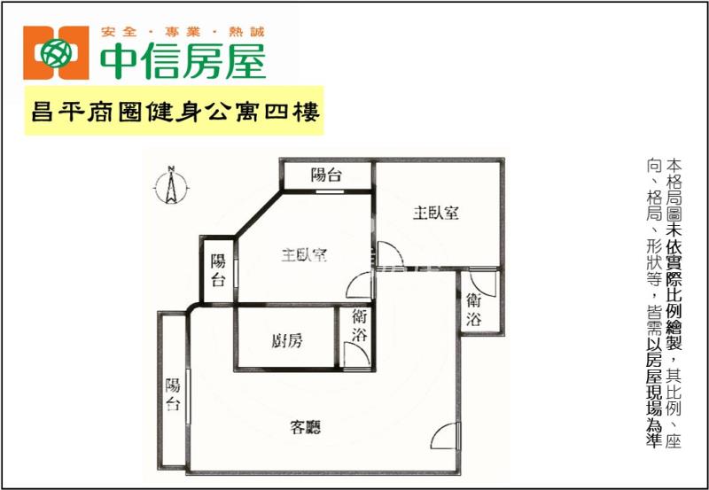 昌平商圈健身公寓四樓房屋室內格局與周邊環境