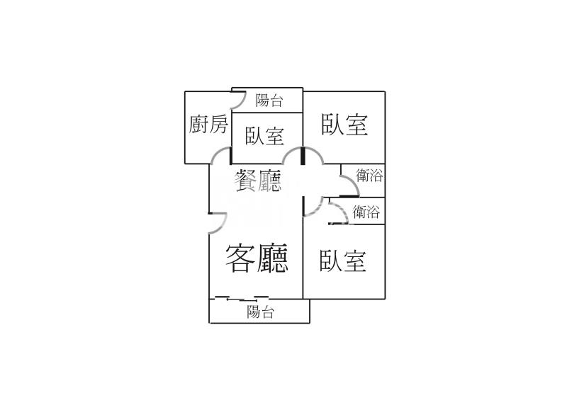 西區電梯三房稀有戶房屋室內格局與周邊環境
