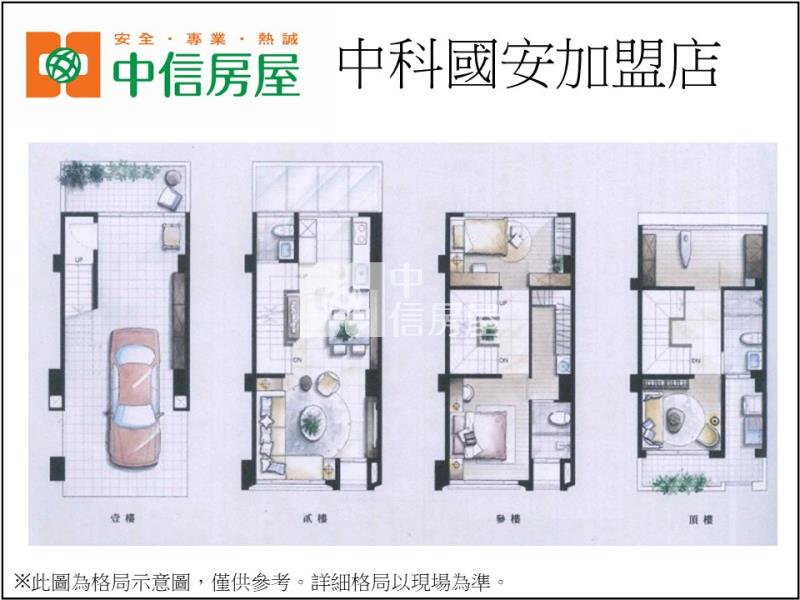 科境之南科技別墅房屋室內格局與周邊環境