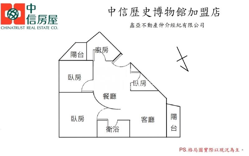 歸仁圓環溫馨三房+車位房屋室內格局與周邊環境