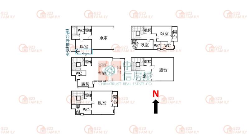 松強國小全新電梯別墅(專)房屋室內格局與周邊環境