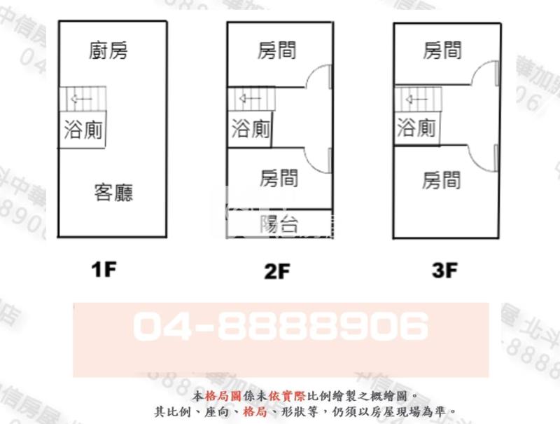 員林巷弄寧靜透天房屋室內格局與周邊環境