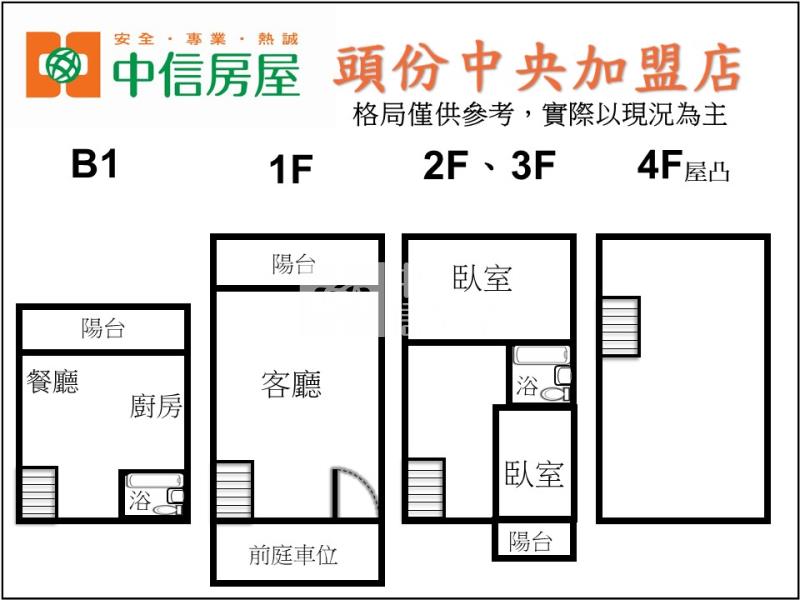 美麗人生透天房屋室內格局與周邊環境