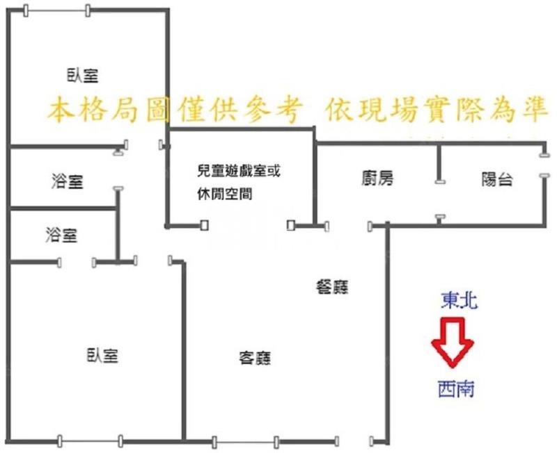 桃園區延壽街全新裝潢三房車(中信卓越團隊)房屋室內格局與周邊環境