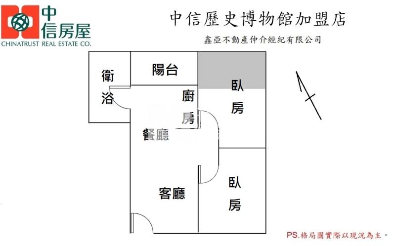 摩登世紀大二房電寓房屋室內格局與周邊環境