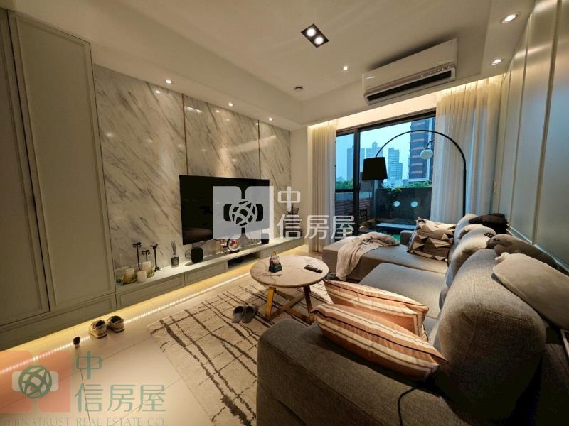 中路特區【君邑富域】藝術建築露台戶房屋室內格局與周邊環境
