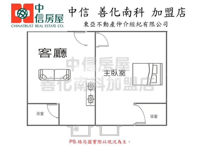 觀音工業區~近草漯稀有1+1房可隔回雙套房屋室內格局與周邊環境