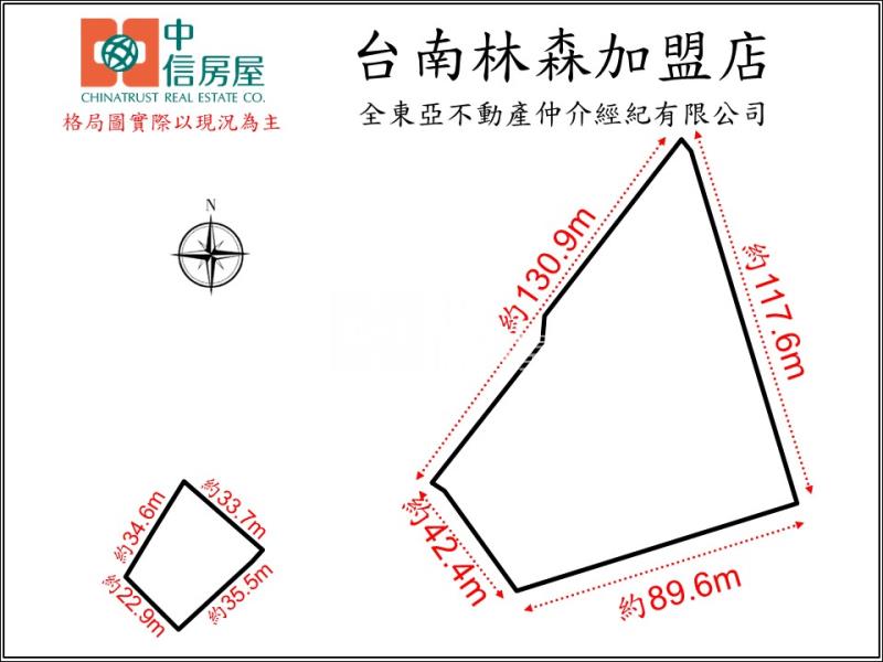新市近南科大面寬好便宜農地房屋室內格局與周邊環境
