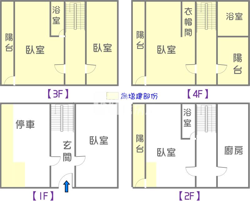 三多捷運翻新車庫透天房屋室內格局與周邊環境