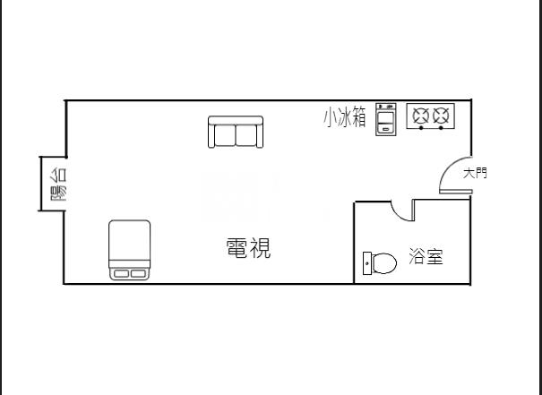 美麗殿花園廣場套房房屋室內格局與周邊環境