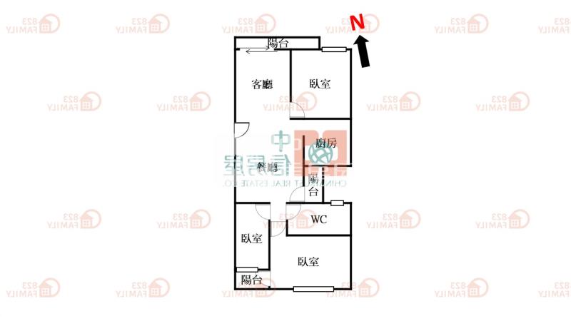 北屯捷運旁新整理三房房屋室內格局與周邊環境