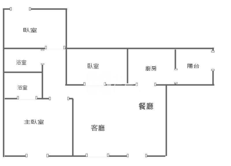 【奔馳】桃園區中路全新裝潢3房車房屋室內格局與周邊環境