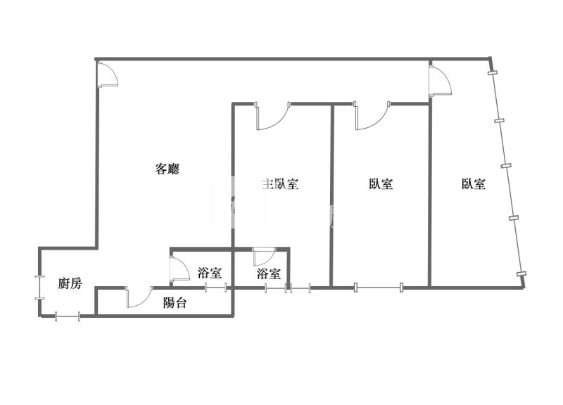 八德監理站旁整新美3房房屋室內格局與周邊環境