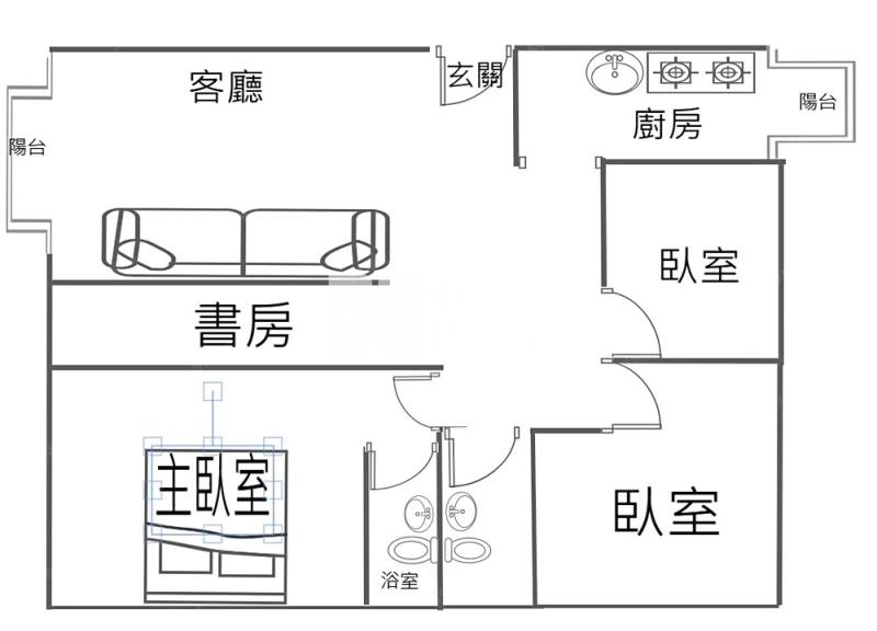 桃市楊梅新都悅3+1房雙車位 警衛24時管理房屋室內格局與周邊環境