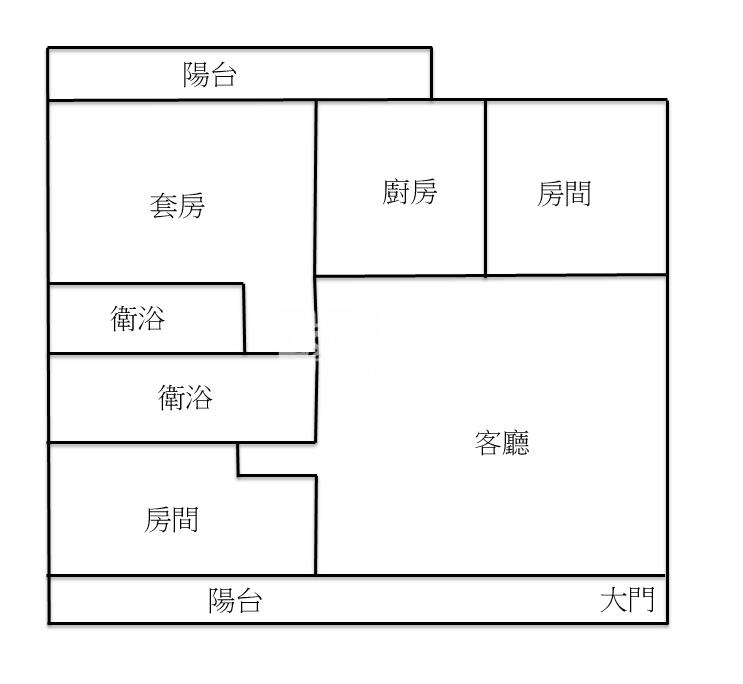 超級歐洲4房房屋室內格局與周邊環境