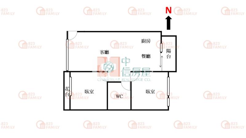 一德洋樓低總價兩房車位房屋室內格局與周邊環境