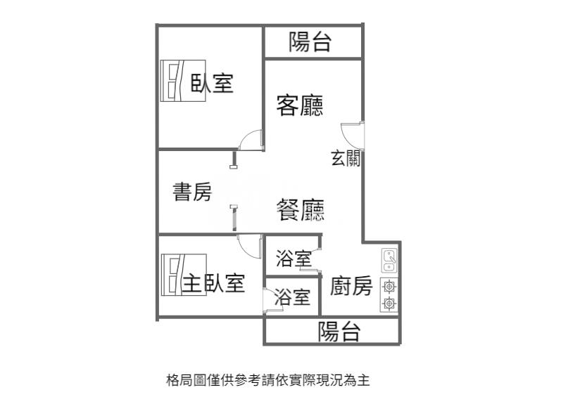內壢後站-環中商圈-大空間2+1房車房屋室內格局與周邊環境