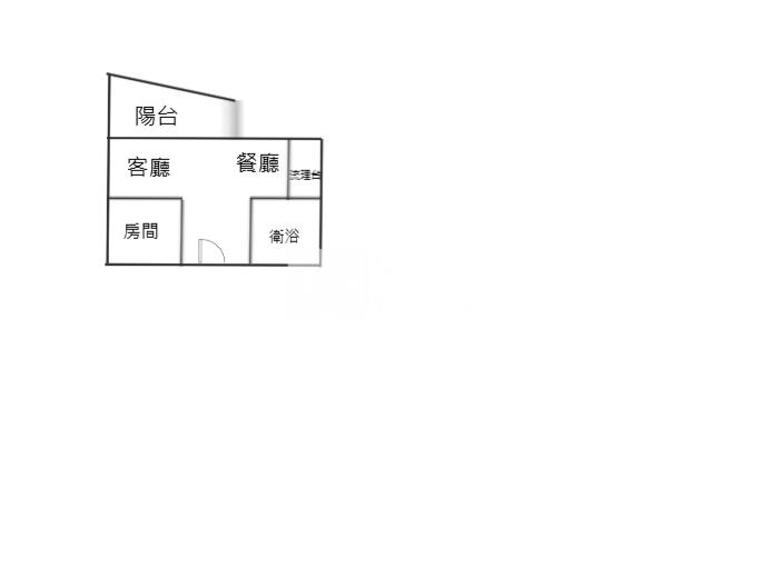 視野開闊大面寬明亮套房房屋室內格局與周邊環境