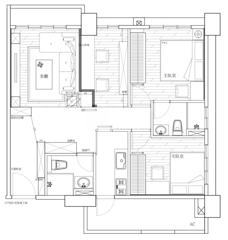 專任-龍潭高樓層景觀3房車房屋室內格局與周邊環境