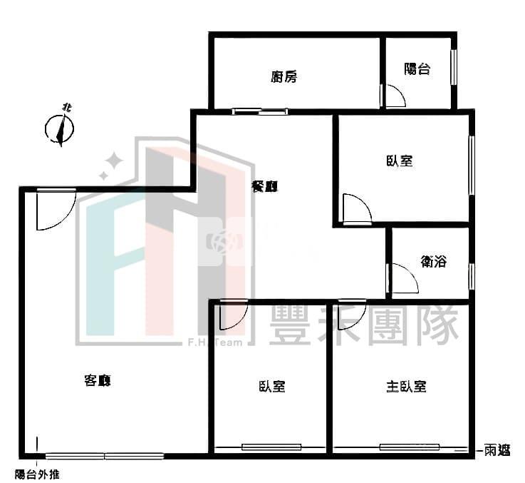 【豐禾】中壢林森國小美三房雙車位房屋室內格局與周邊環境