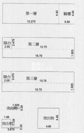 神岡十五米路透天店面房屋室內格局與周邊環境