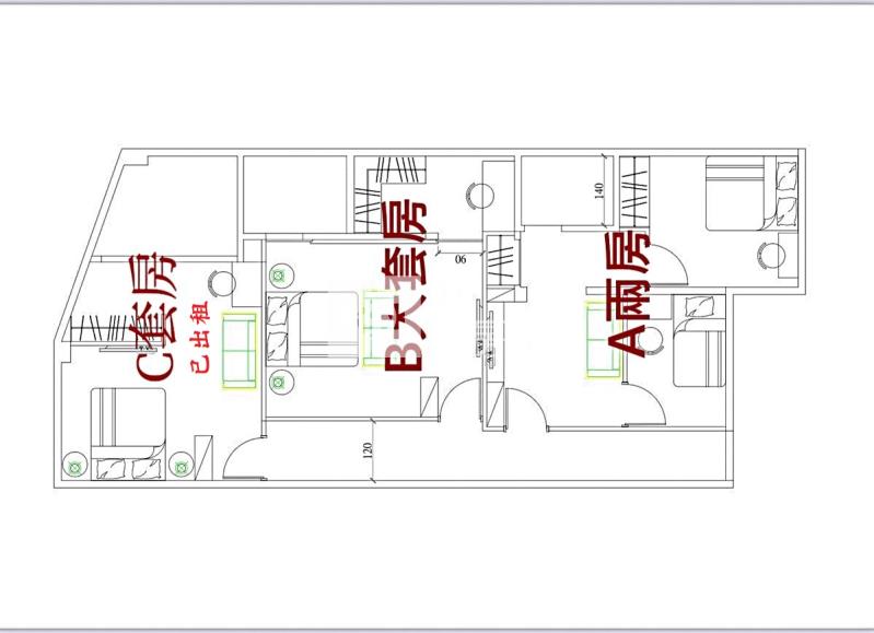 【奔馳】民生路收租公寓房屋室內格局與周邊環境