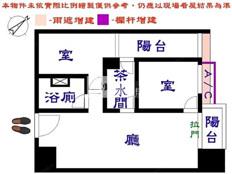 玄泰V1景觀平車房屋室內格局與周邊環境
