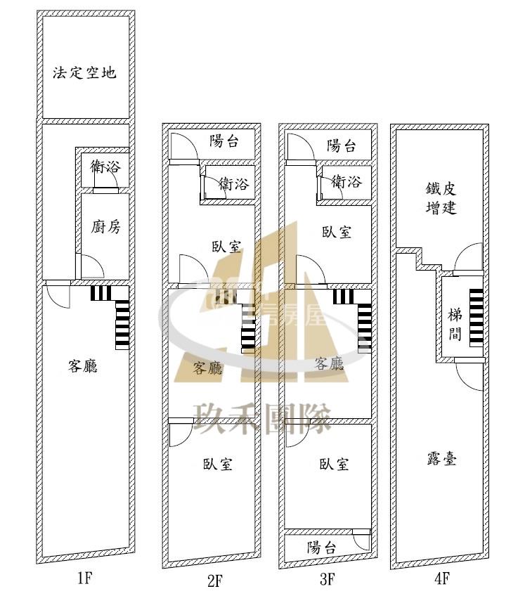 【玖禾】雙學區G08捷運旁超大地坪透店房屋室內格局與周邊環境