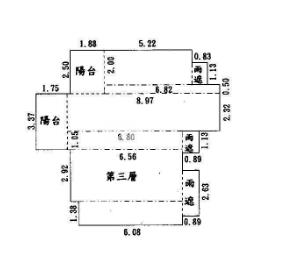 近74輕屋齡三房平車房屋室內格局與周邊環境
